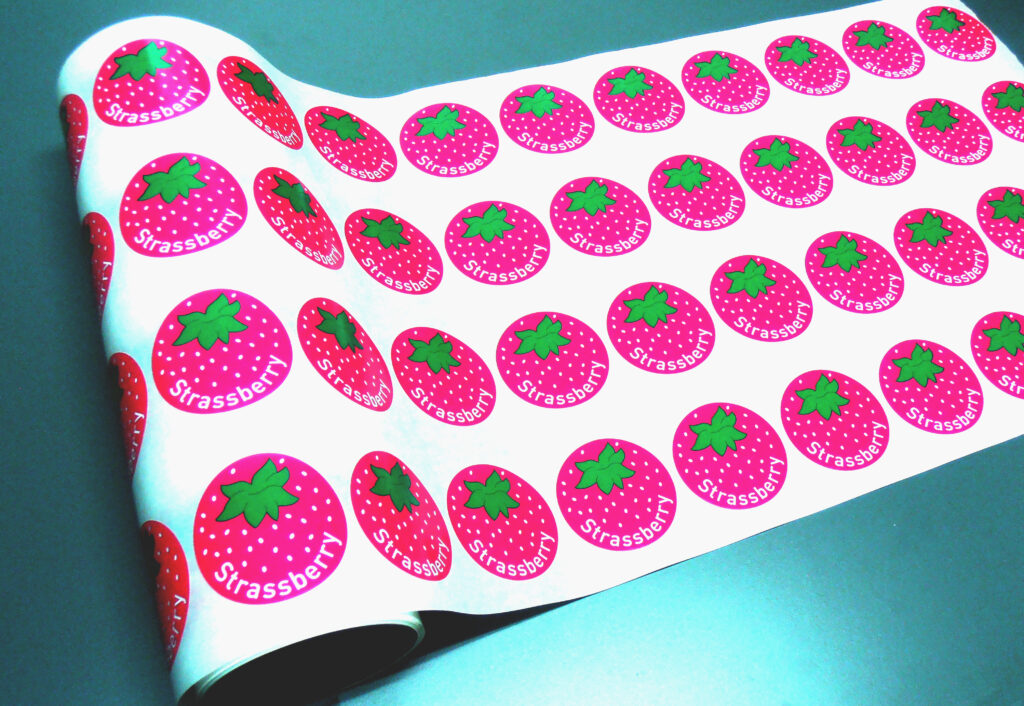 PEGATINAS REDONDAS EN BOBINA