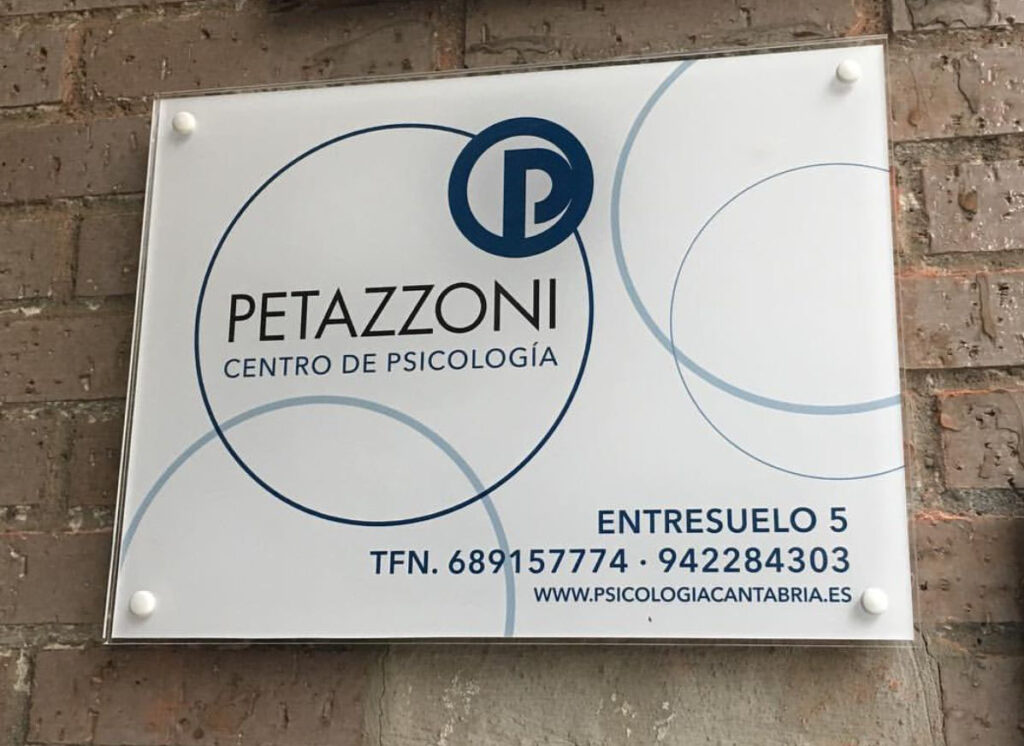 PLACA METACRILATO OFICINA